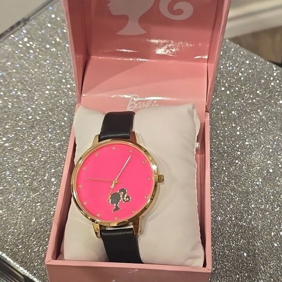 Barbie Logo Head Accutime Buckle Band Watch main image 7